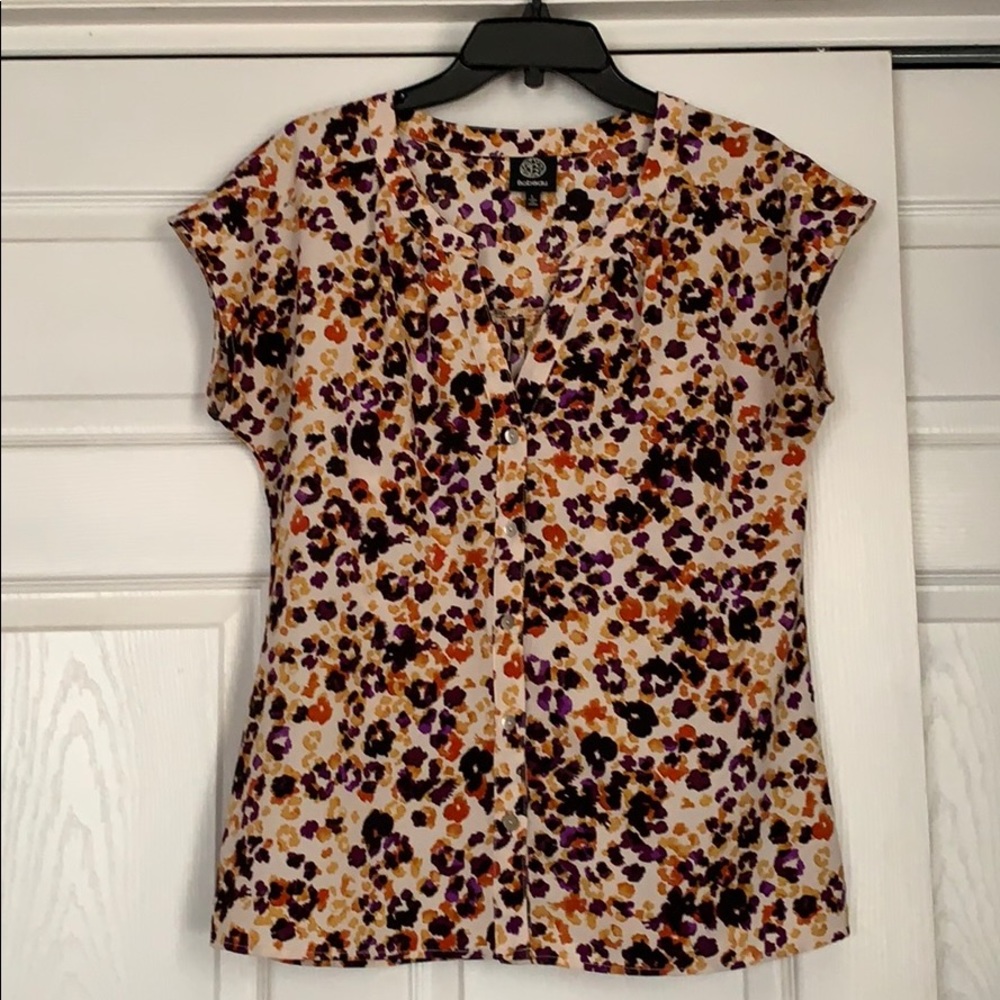Multi color Cheetah print blouse